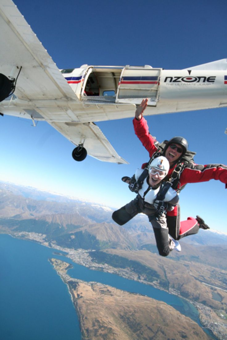 Skydiving in New Zealand
